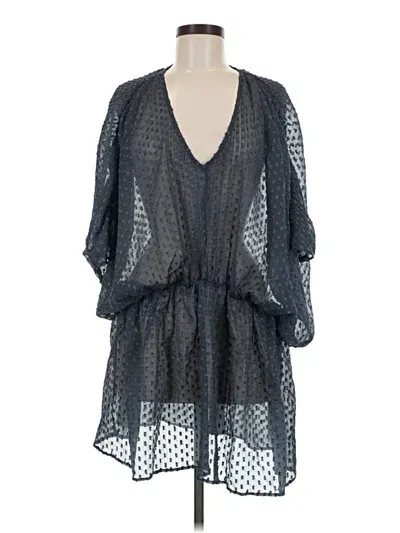 Pre-owned Free People Kimono In Gray