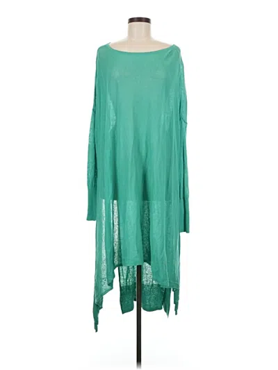 Pre-owned Free People Kimono In Green