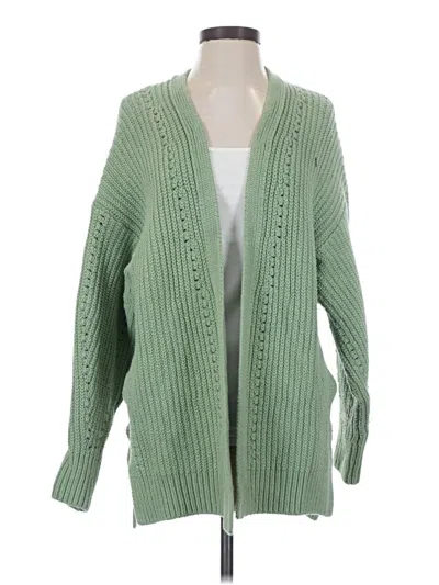 Pre-owned Free People Kimono In Green