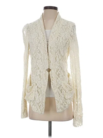 Pre-owned Free People Kimono In Ivory