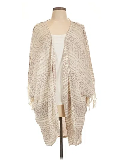 Pre-owned Free People Kimono In Ivory