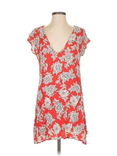 Pre-owned Free People Kimono In Red