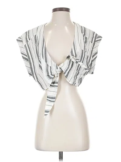 Pre-owned Free People Kimono In Silver