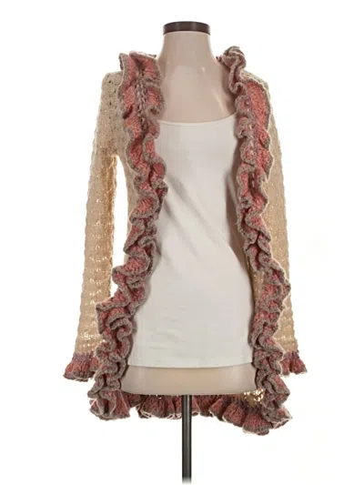 Pre-owned Free People Kimono In Tan