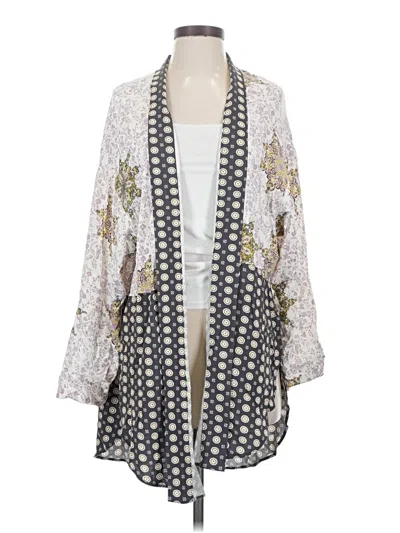 Pre-owned Free People Kimono In White