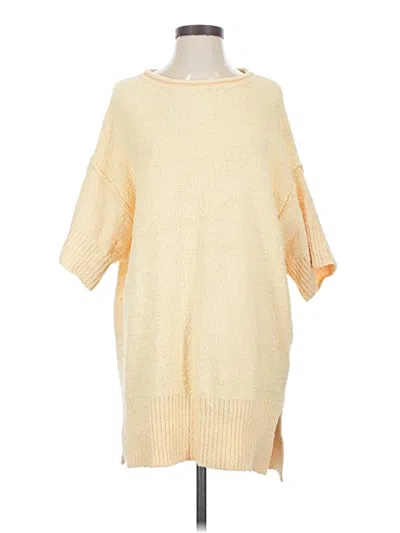 Pre-owned Free People Kimono In Yellow