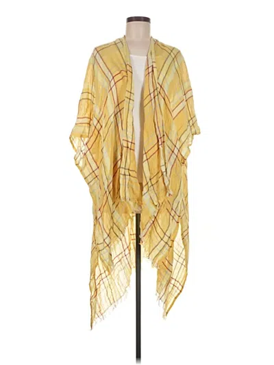 Pre-owned Free People Kimono In Yellow