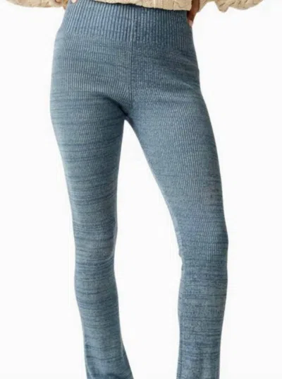 Free People Knitted Pants In Blue