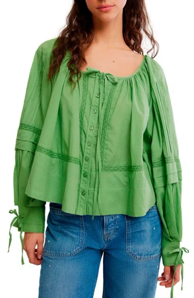 Free People La Lune Cotton Top In Multi