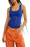 Free People Lace Bodysuit In Limonges