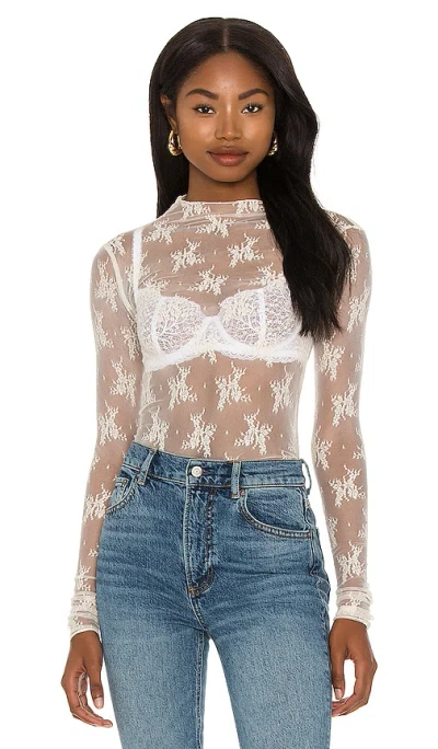 Free People Lady Lux Layering Top In Evening Creme