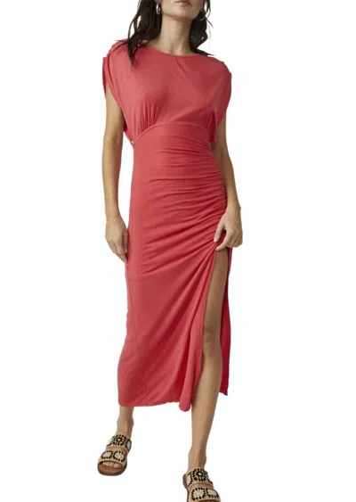 Free People Lakeside Midi Dress In Rose In Neutral