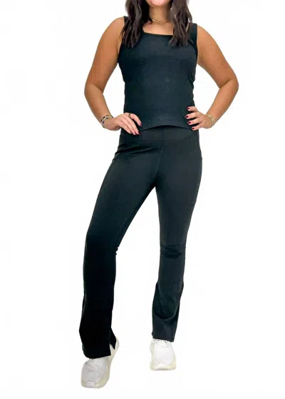 Free People Landslide Regular Fit Legging In Black In Blue