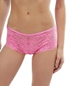 Free People Last Dance Lace Brief In Hot Pink