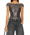 Free People X Intimately Fp Late Last Night Tee In Multi