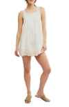 Free People Latecia Embroidered Cotton Babydoll Minidress In White