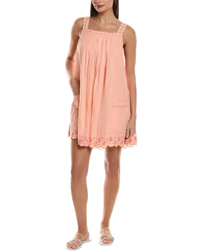 Free People Latecia Mini Dress In Orange