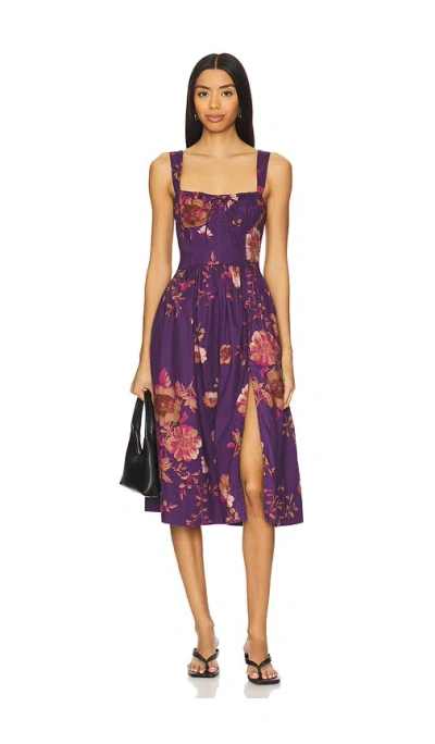 FREE PEOPLE LATERS BABY MIDI DRESS