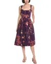 Free People Laters Baby Midi Dress In Purple
