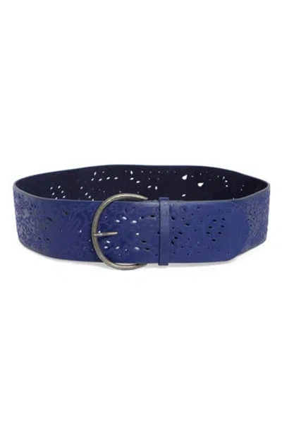 Free People Laurel Hip Belt In Blue