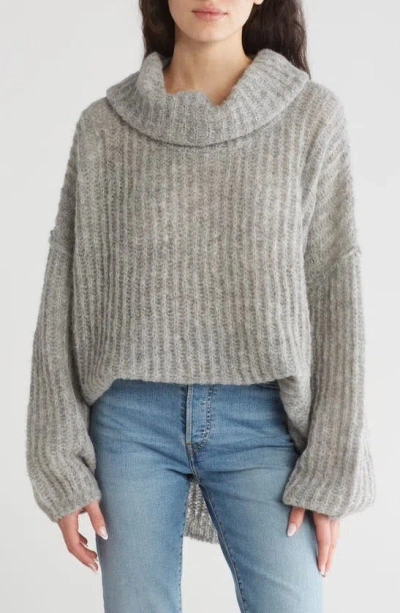 Free People Laverne Sweater Tunic In Grey