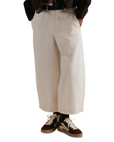 Free People Laydown Chino Pants In Neutral