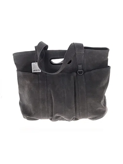 Free People Leather Tote Bag In Black