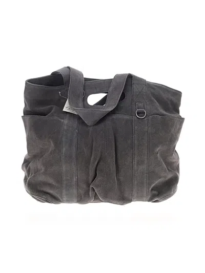 Pre-owned Free People Leather Tote Bag In Gray