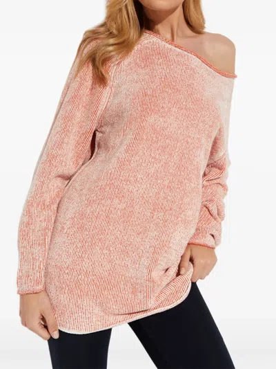 Free People Lenox Ribbed Sweater In Neutral