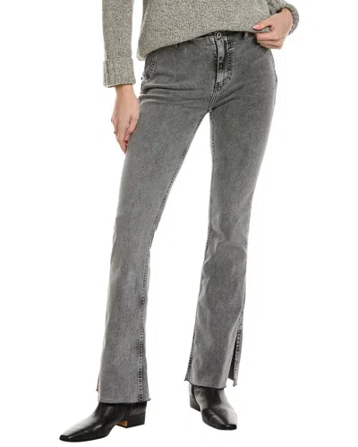 Free People Level Up Slit Bootcut In Grey