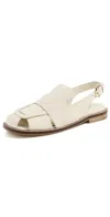 FREE PEOPLE LIBBY FISHER FLATS CHALK