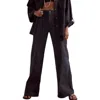 Free People Libre Front Yoke Wide Leg Jeans In Brown