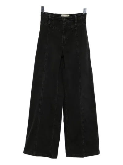Free People Libre Wide-leg Jeans In Black