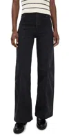 Free People Libre Wide Leg Jeans Cafe Noir In Black