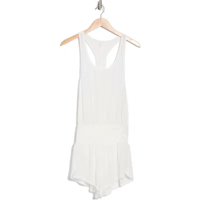 Free People Light As Air Runsie Romper In White