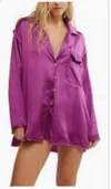 Free People X Intimately Fp Like Honey Pj Shirt In Multi