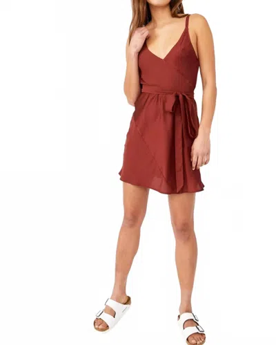Free People Like Me Or Love Me Slip Dress In Cowboy In Brown