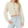 Free People Lila Cardigan In Birch In Neutral