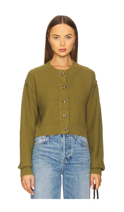 Free People Lila Cardi In Olive Branch