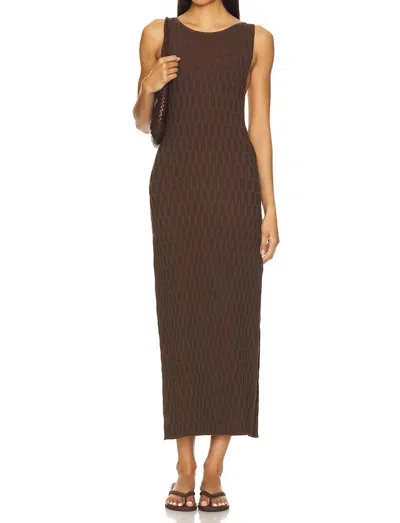 Free People Lilliana Sweater Midi Dress In Carafe In Brown
