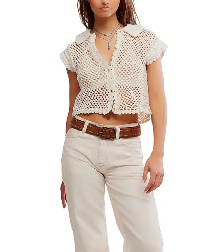 FREE PEOPLE LILY CROCHET TOP