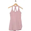 Free People Little Bit Of Love Shortsie Workout Dress In Mauve