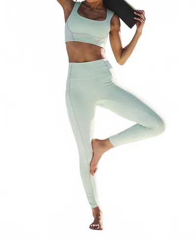 Free People Logo Your A Peach Legging In Cactus In Blue
