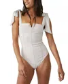Free People Lola Bodysuit In Harvest Moon In Multi
