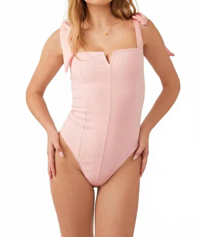 Free People Lola Bodysuit In Heart Haze In Multi