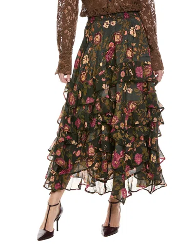 Free People Lolita Maxi Skirt In Green