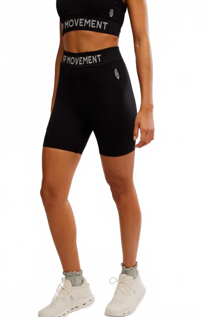 Free People Long Haul Bike Short In Black
