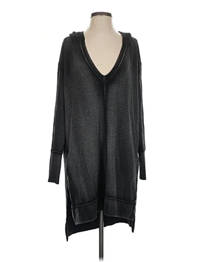 Pre-owned Free People Long Sleeve T-shirt In Black