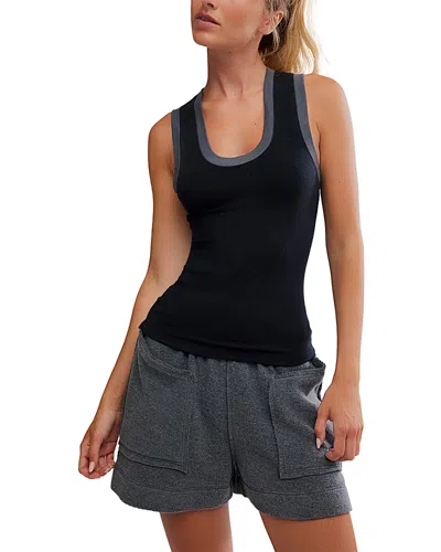 Free People Longer Days Tank In Black