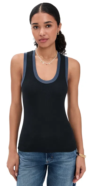 Free People Longer Days Tank Black